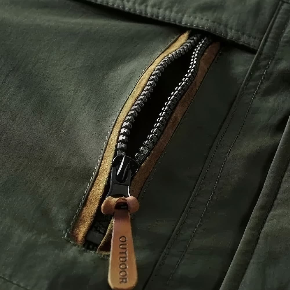 fleece lined military parka jacket