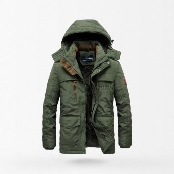 fleece lined military parka jacket