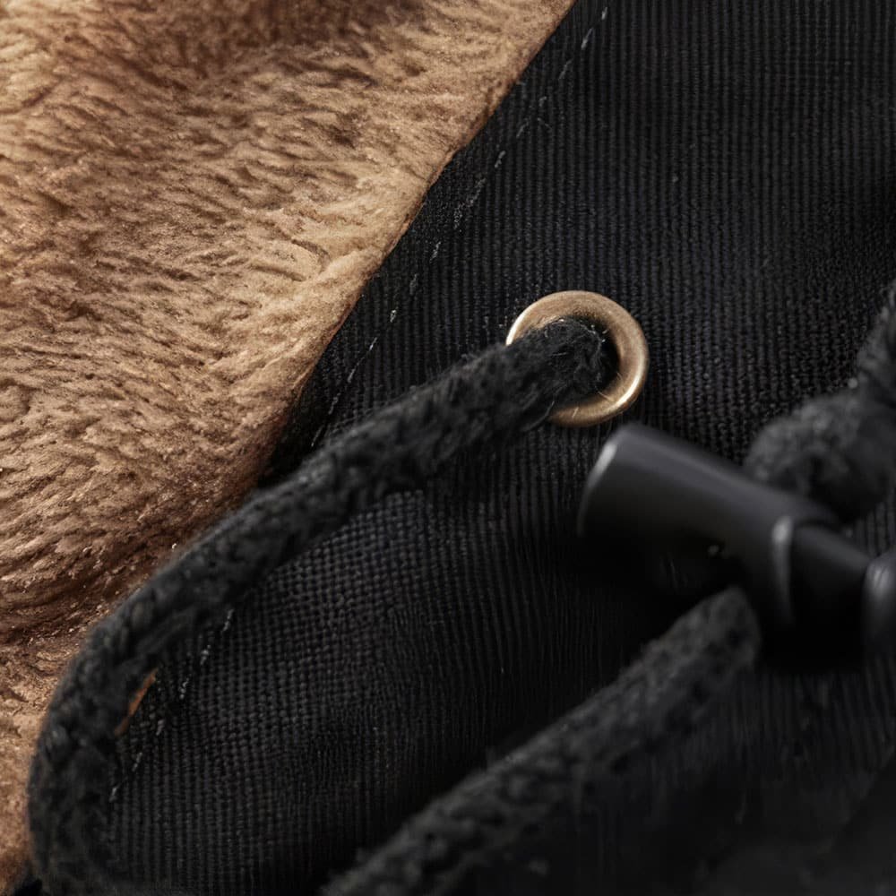 fur lined army parka