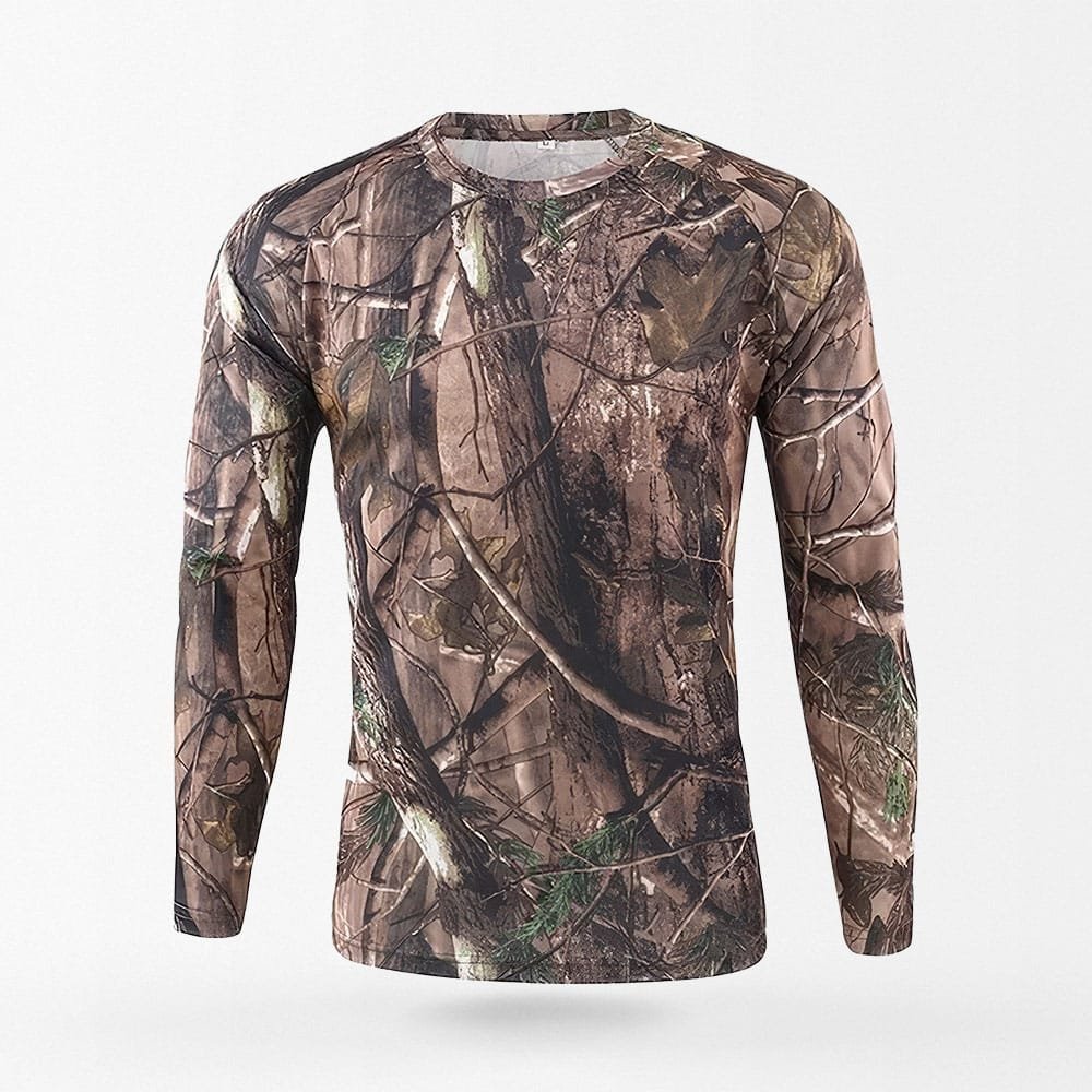 hunting camo long sleeve shirt