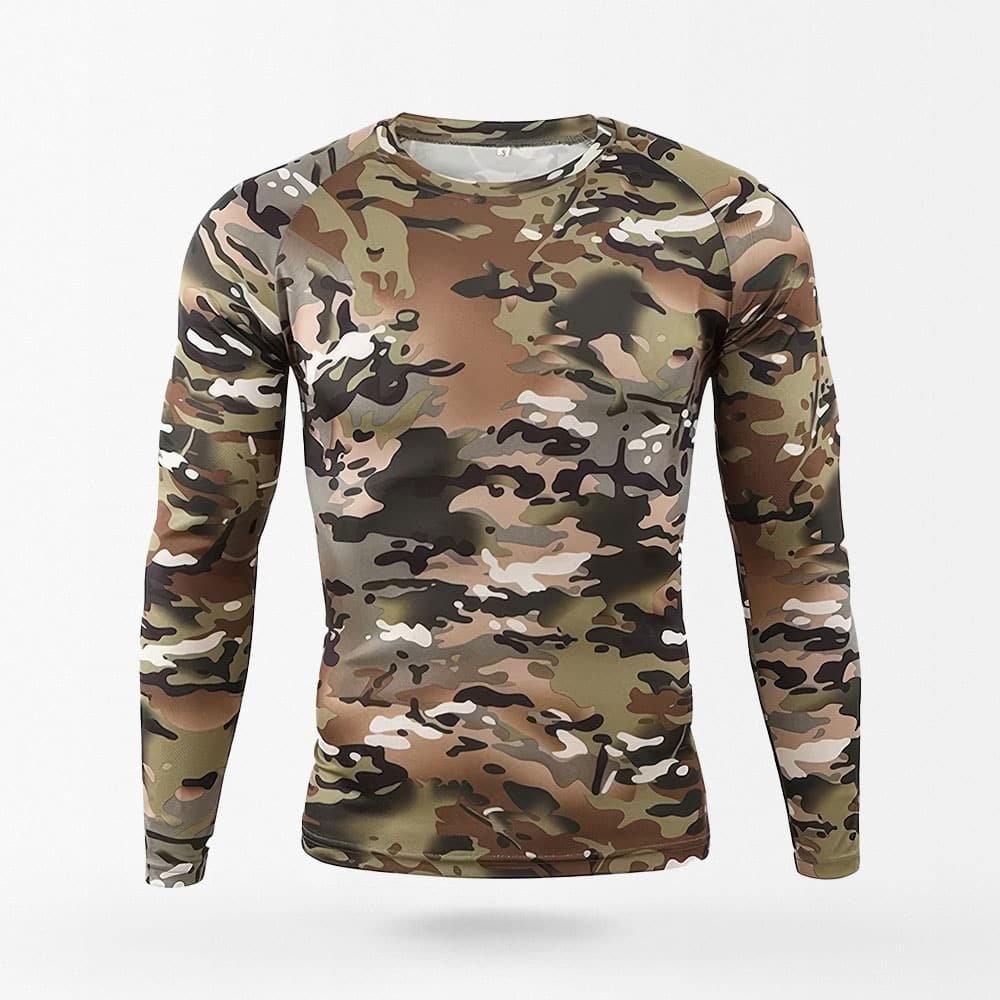 mens long sleeve tactical shirt - Multicam