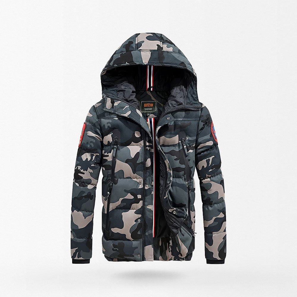 military cold weather camouflage parka