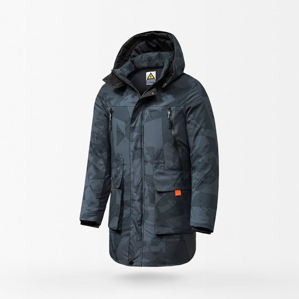 military parka jacket with hood