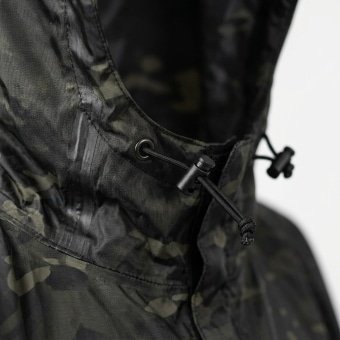 Multicam black tactical poncho