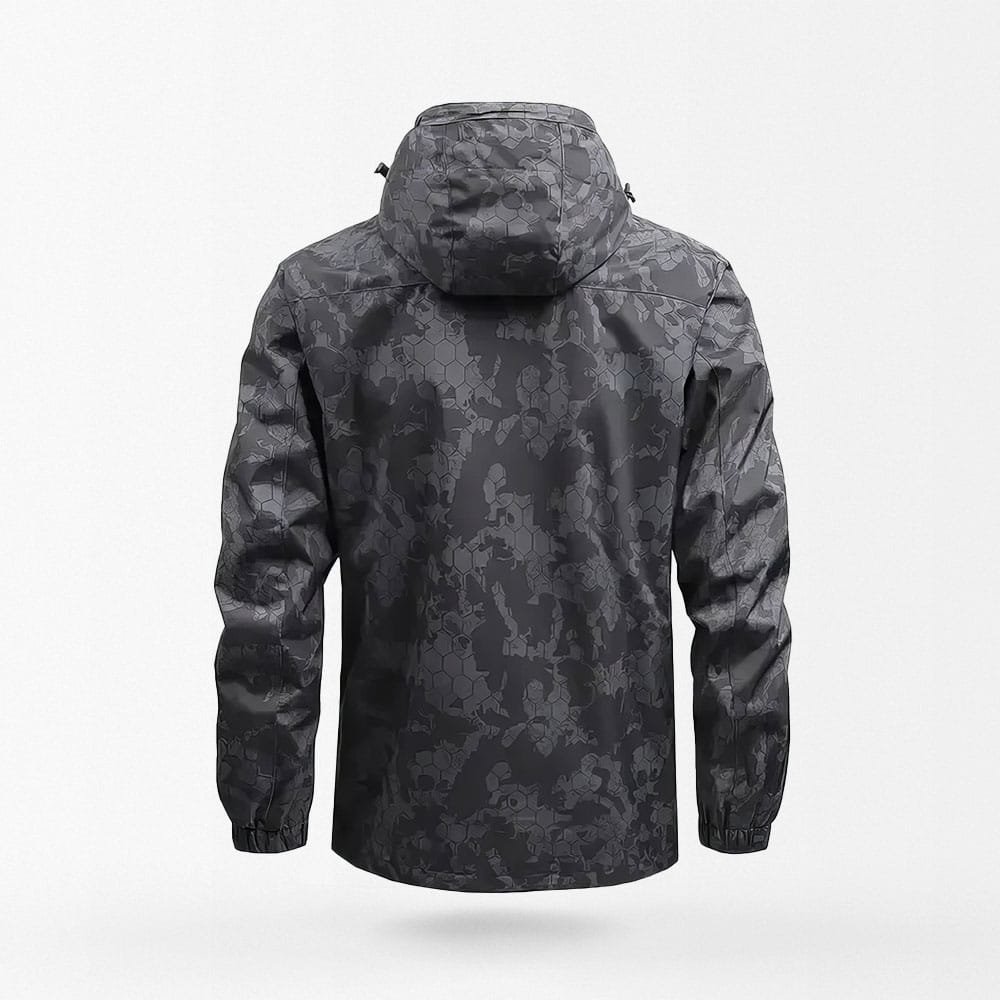 tactical rain jacket with hood