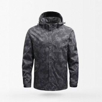 tactical rain jacket with hood