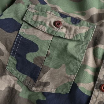 camo button up shirt mens