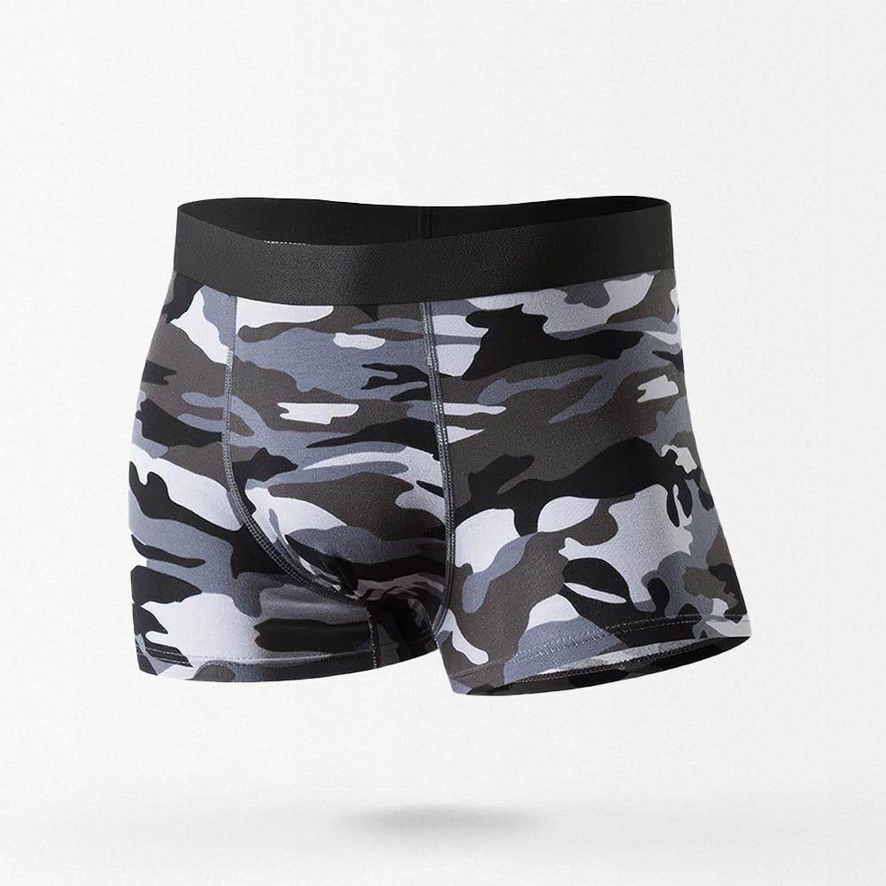 military style camo boxers