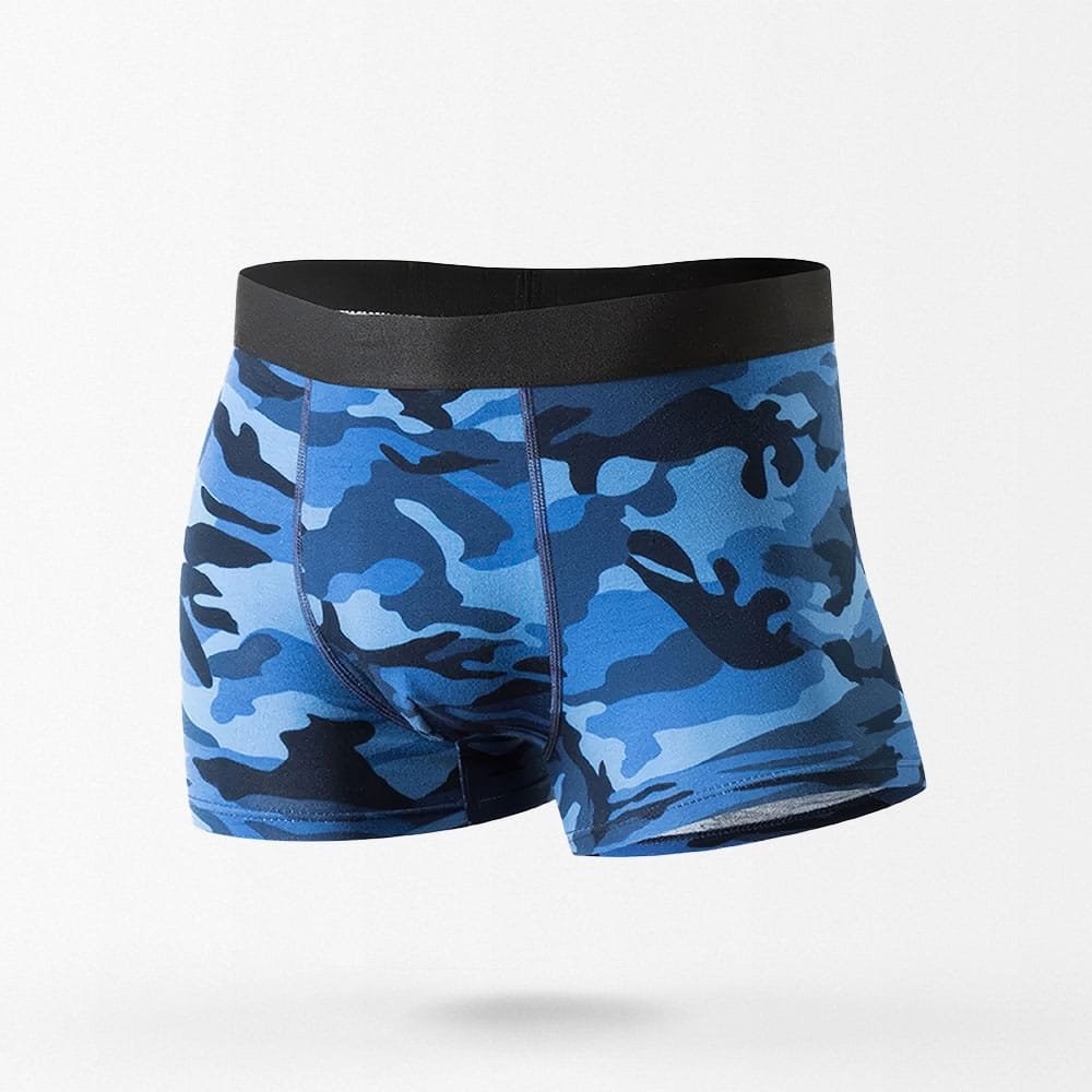 military style camo boxers