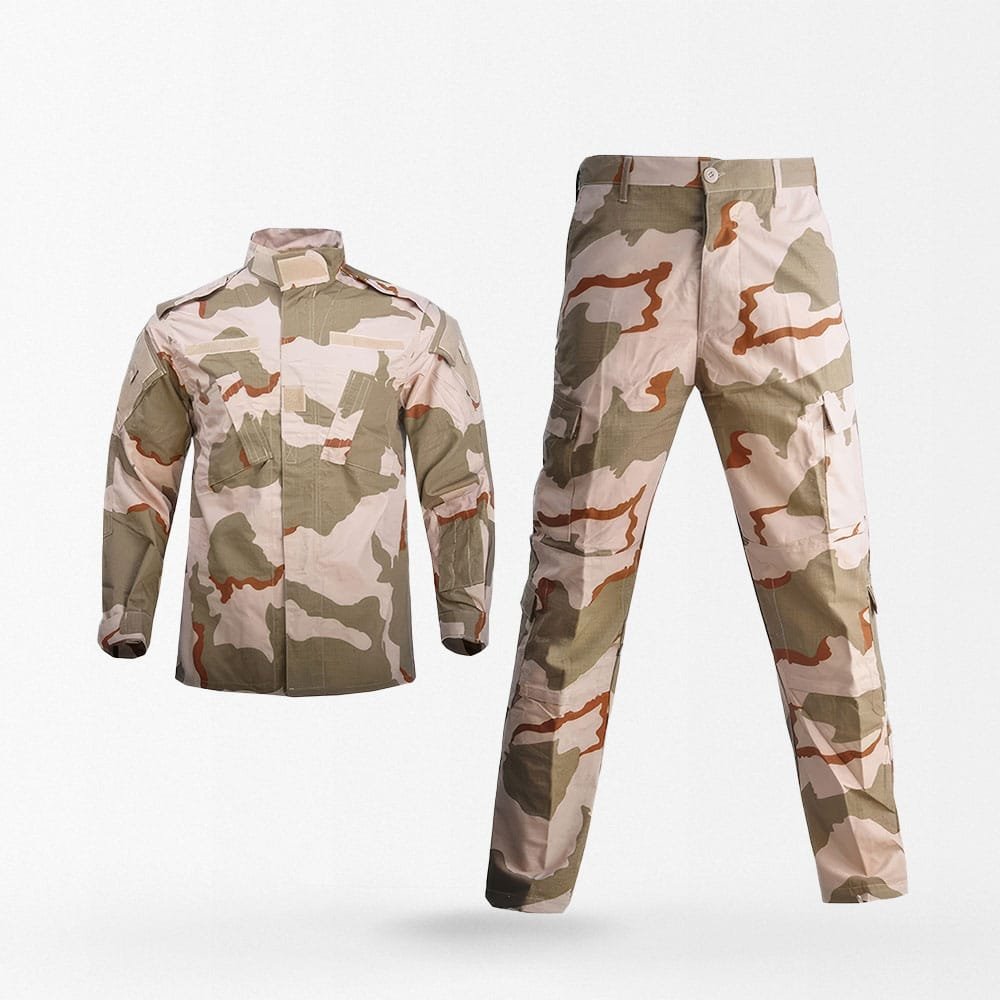 3 Color Desert Military Combat Uniform