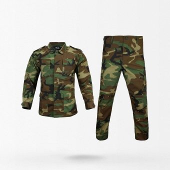 BDU woodland camo uniform