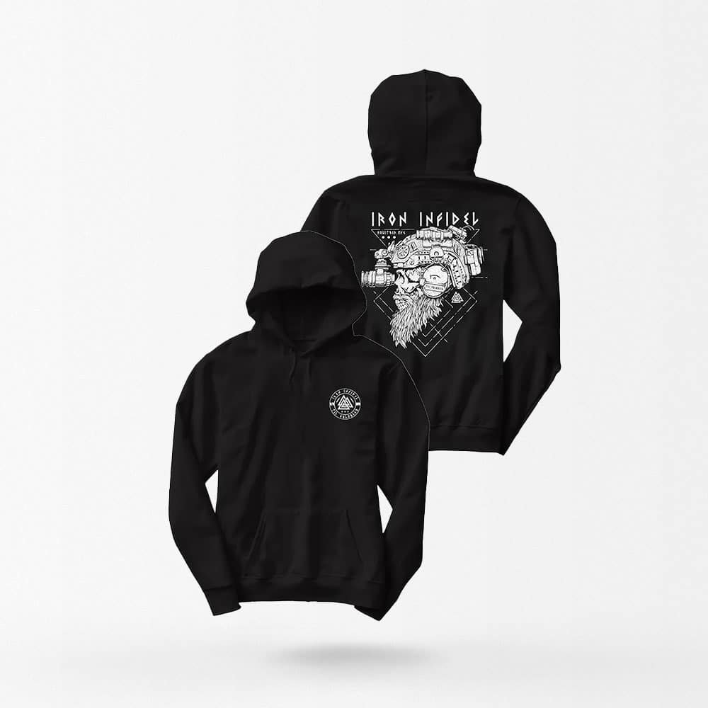 Hoodie Iron Infidel Valhalla Nordic Warrior
