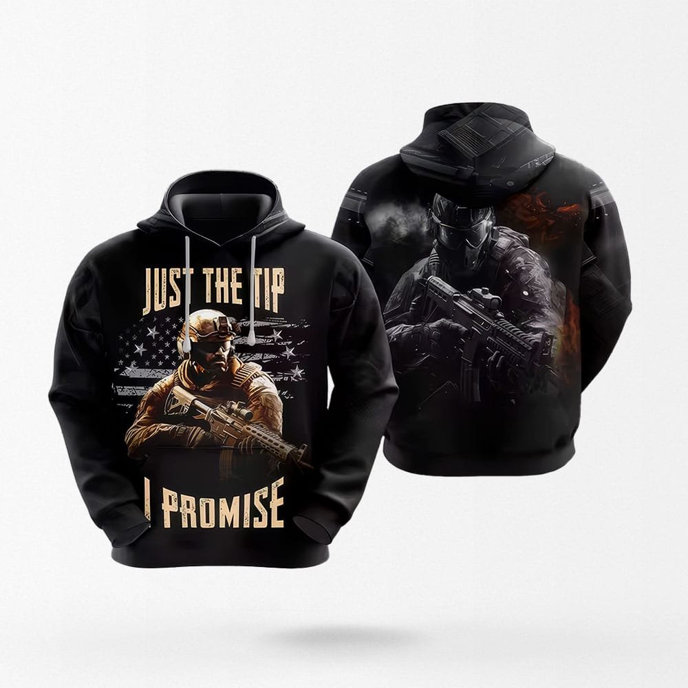 Hoodie US Veteran Just The Tip