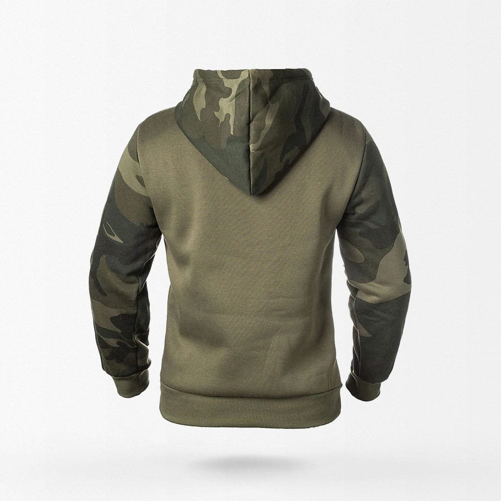 army green camo hoodie