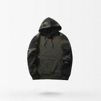 army green camo hoodie