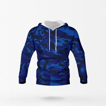 dark blue camo hoodie