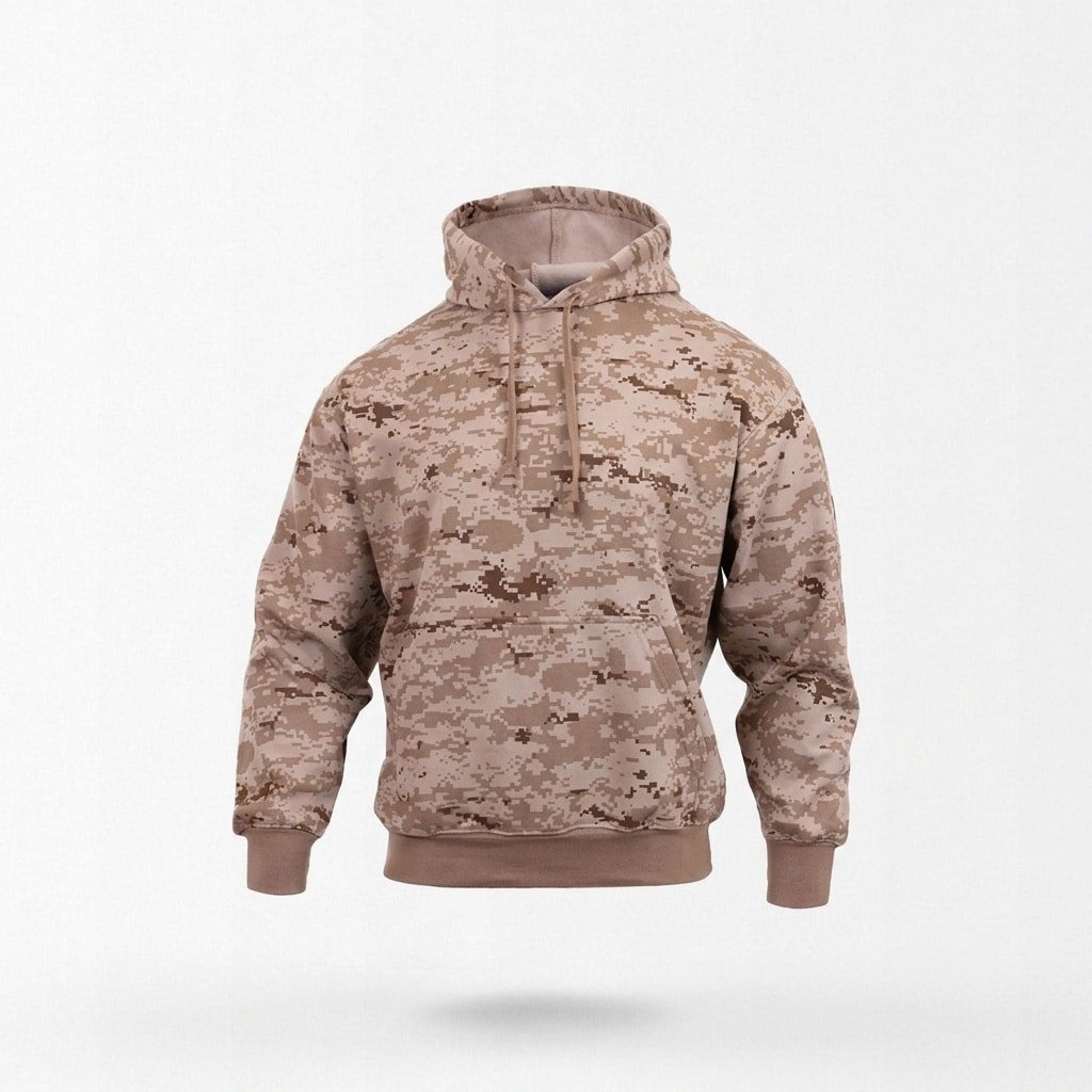 Digital desert camo hoodie
