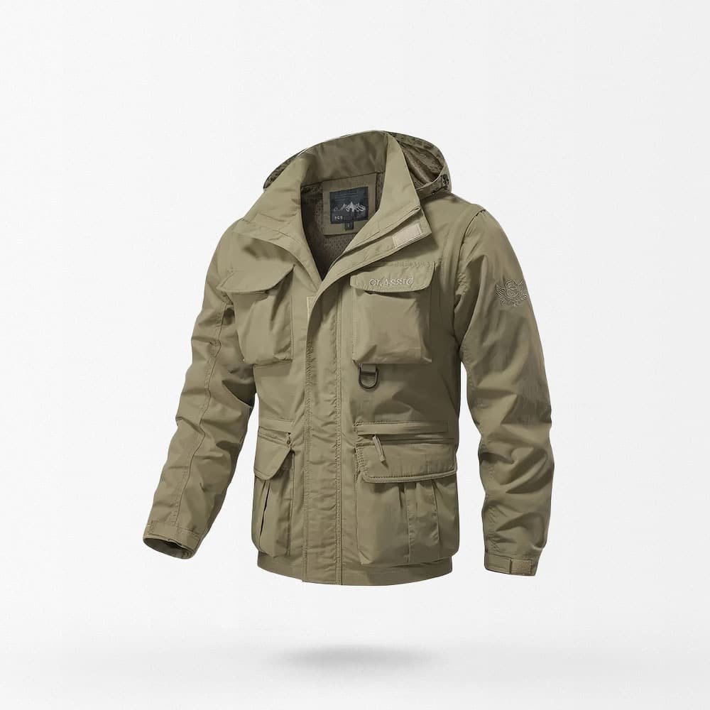 hooded field jacket mens