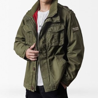 mens green field jacket