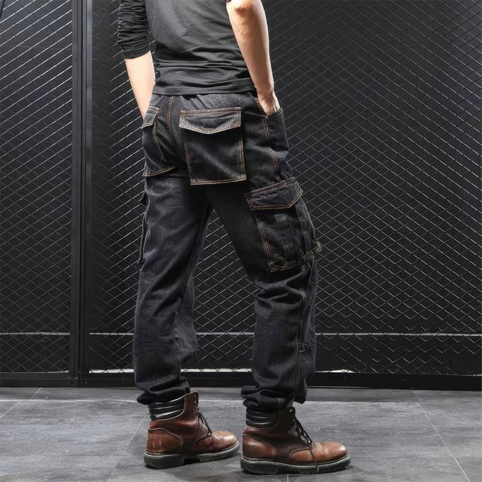 military cargo jeans for men
