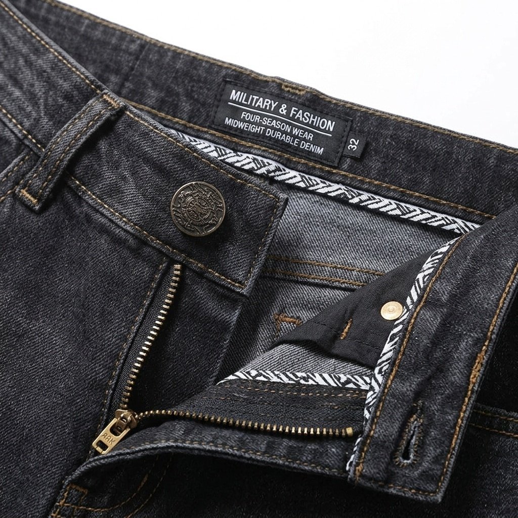 Military cargo jeans for men