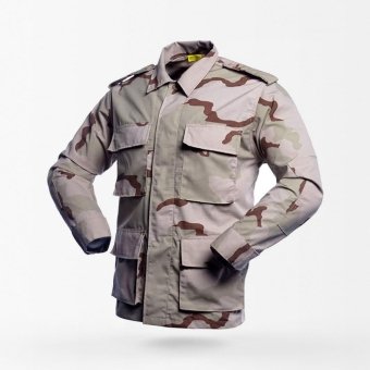 3 Color Desert BDU Combat Uniform