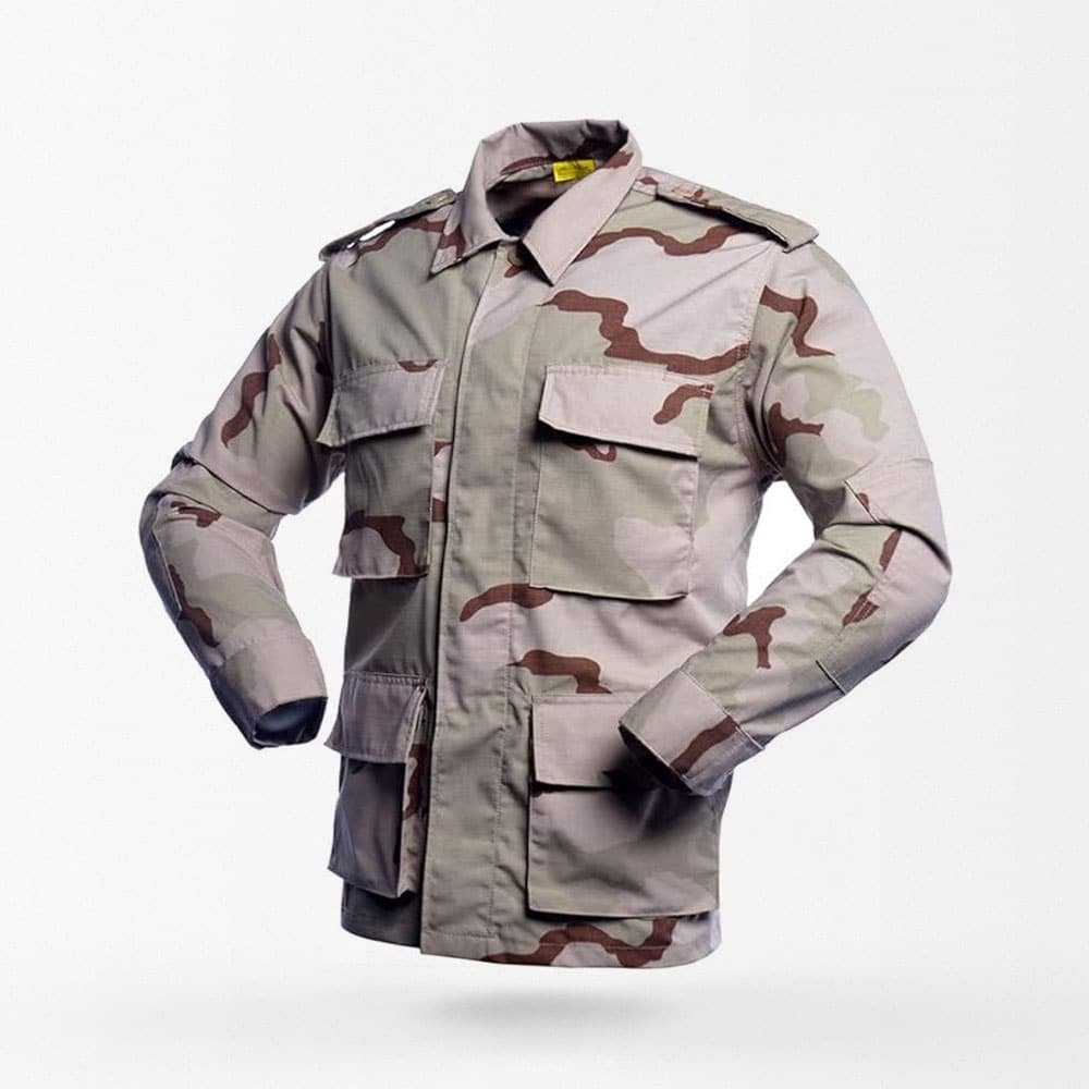 3 Color Desert BDU Combat Uniform