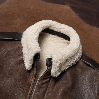 A2 Bomber Leather Jacket Brown