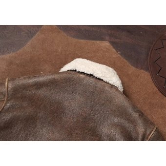 A2 Bomber Leather Jacket Brown