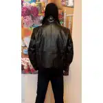 Flight jacket B3 col en fourrure Noir photo review