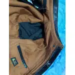 Flight jacket A2 Air Force Patch doublure orange photo review