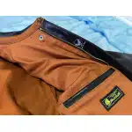 Flight jacket A2 Air Force Patch doublure orange photo review