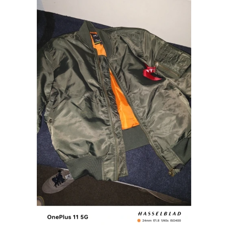 Blouson MA-1 tactique militaire vert photo review