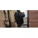 Flight jacket B3 col en fourrure Noir photo review