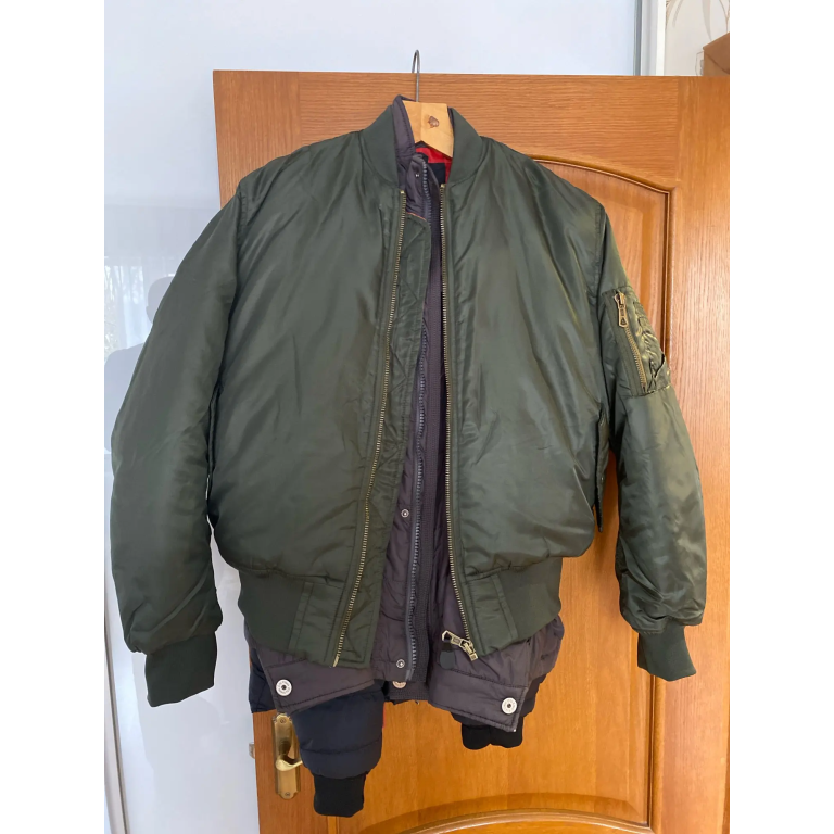 Blouson MA-1 tactique militaire vert photo review