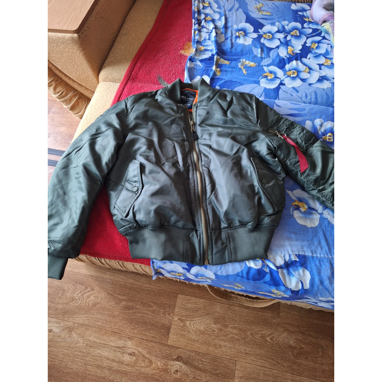 Blouson aviateur militaire MA-1 jaune photo review