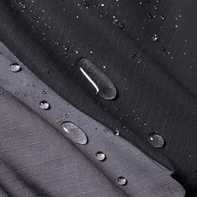 Black and grey tactical winbreaker jacket "MCT"