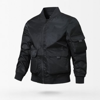 Bomber jacket cargo pockets