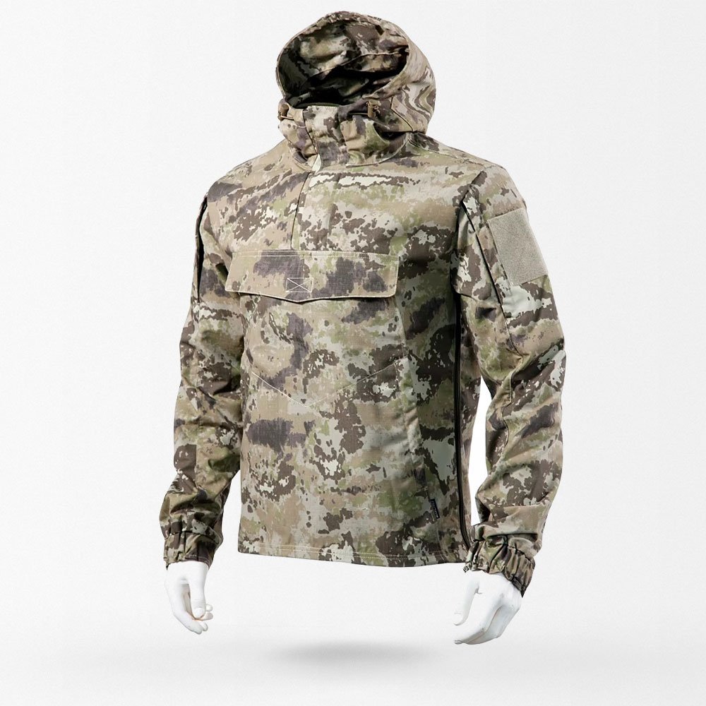 Camouflage tactical anorak windbreaker