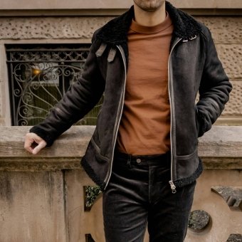 Chaquetas bomber de cuero