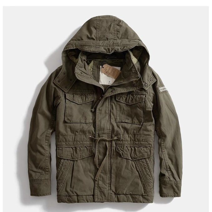 Veste de campagne d'hiver M65 Olive