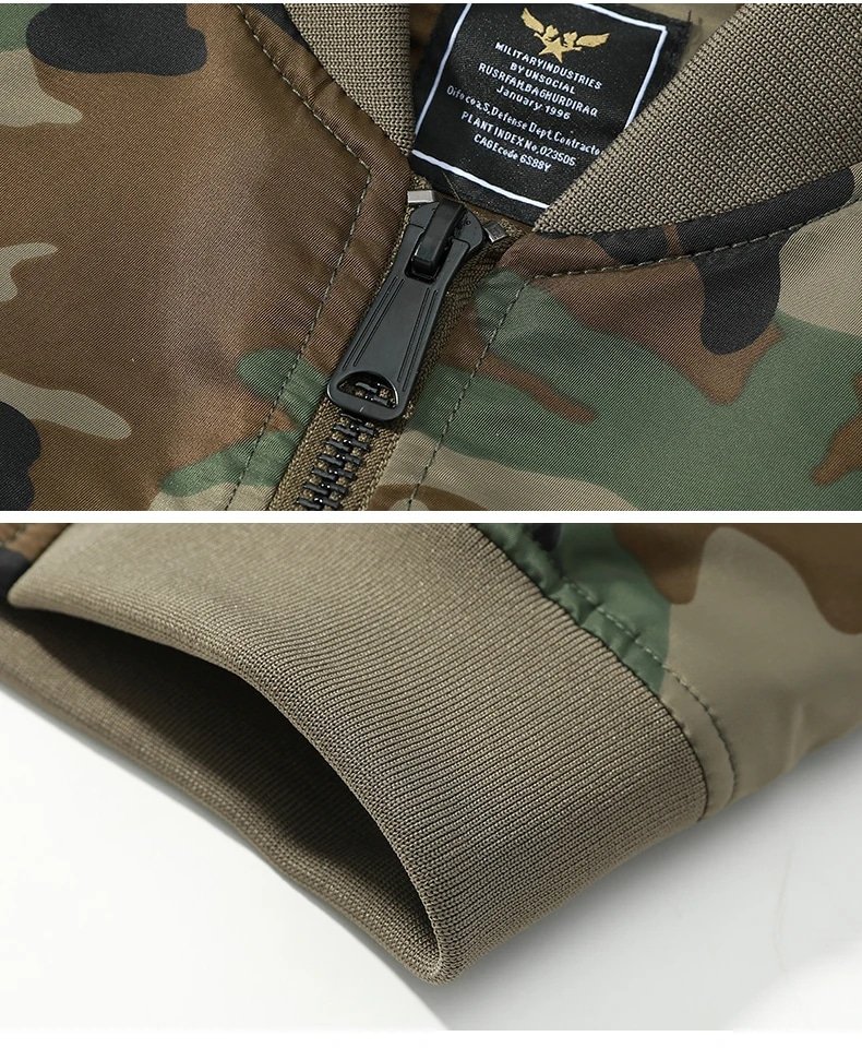 M81 Woodland Camo Flight Jacket