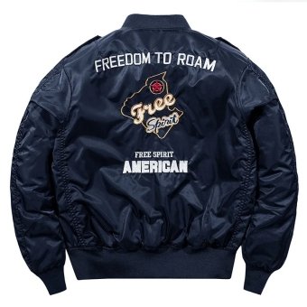 MA-1 flight jacket with patches Navy Blue