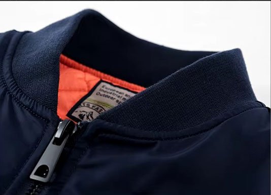 MA-1 flight jacket with patches Navy Blue