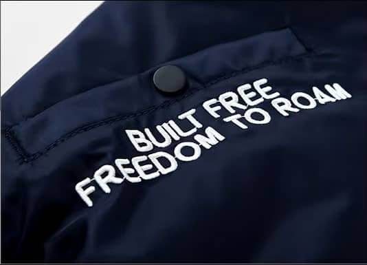 MA-1 flight jacket with patches Navy Blue