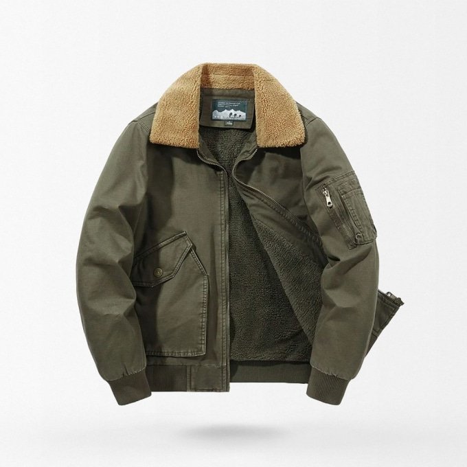 Men's Fleece Bomber Jacket