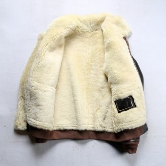 Men A2 Shearling Leather Jacket