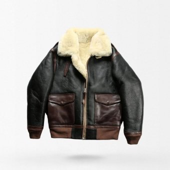 Men A2 Shearling Leather Jacket