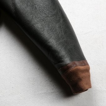 Men A2 Shearling Leather Jacket