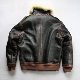 Men A2 Shearling Leather Jacket